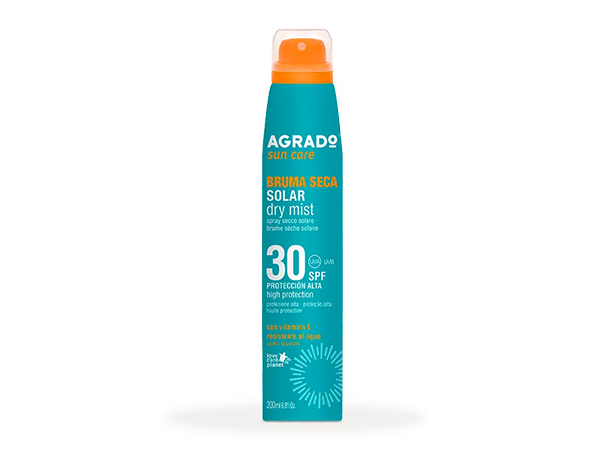 Слънцезащитен спрей за тяло Solar Dry Mist SPF30 200 мл. – Agrado Слънцезащитен спрей за тяло Solar Dry Mist SPF30 200 мл. – Agrado