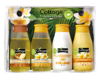 Сет за пътуване от 4 части + несесер - Cottage