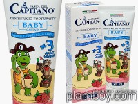 Детска паста за зъби с вкус на ягода - Baby +3 Capitano - Ciccarelli Детска паста за зъби с вкус на ягода - Baby +3 Capitano - Ciccarelli